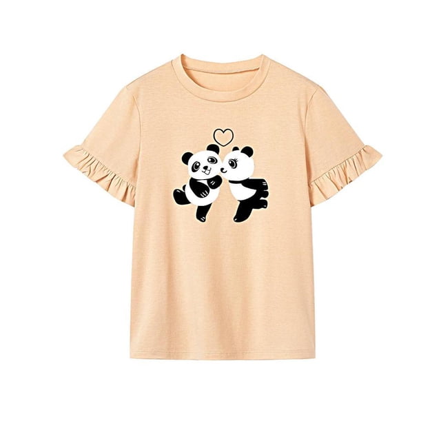 Camiseta de verano para mujer, ajuste regular, clásica, suave, cuello redondo, para trabajar y caminar , m M