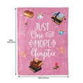 thumbnail image 2 of Funnil Book Lovers Gifts for Women/Librarian Gifts for Book Lovers/Book Club Gifts/Book Themed Gifts/Best Bookworm Gifts on Birthday Christmas Graduation/Throw Blankets 50"x60" Pink, 2 of 9