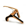 thumbnail image 3 of KALLORY Guitar Capo 1Pcs Golden Compact Shape for Acoustic and Electric Guitars Quick Release, 3 of 3