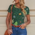 thumbnail image 6 of Pofeuu Camp In The Forest Print Short Sleeve Body Suits Women Round Neck Bodysuits for Women Onesie Adult Set Body Suit-, 6 of 7