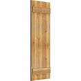 thumbnail image 2 of 16 1/8"W X 46"H Timbercraft Three 5 3/8" Boards Joined Board-N-Batten Shutters, Rough Sawn Western Red Cedar (Per Pair), 2 of 13