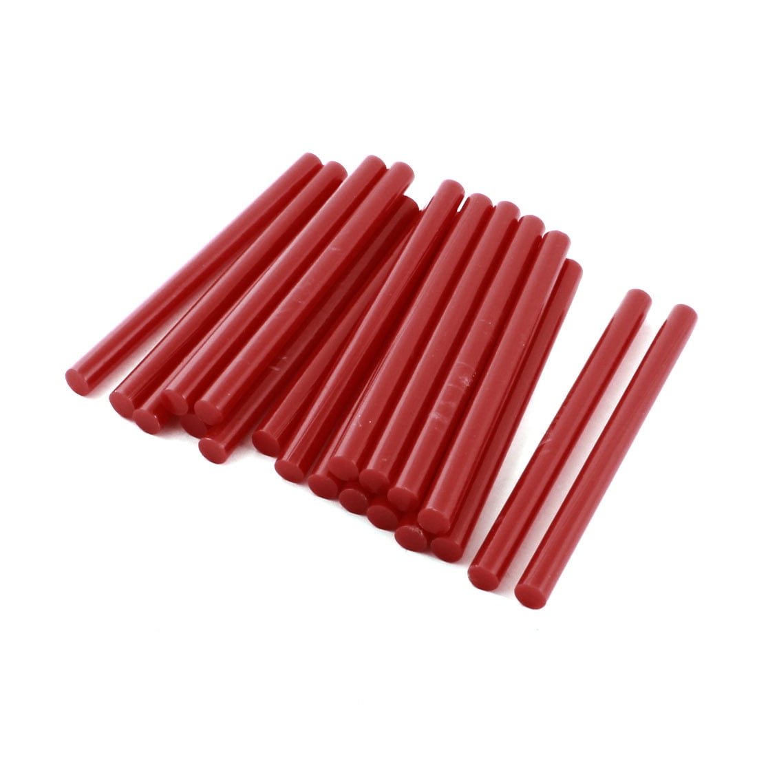 Unique Bargains 20 Pieces Red Hot Melt Glue Adhesive Sticks 7mmx100mm