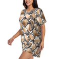 thumbnail image 3 of Womens Pajama Sets With Pocket, garlic cloves print Lounge Sets Short Sleeve Sleepwear PJ Sets for Women, 3 of 6