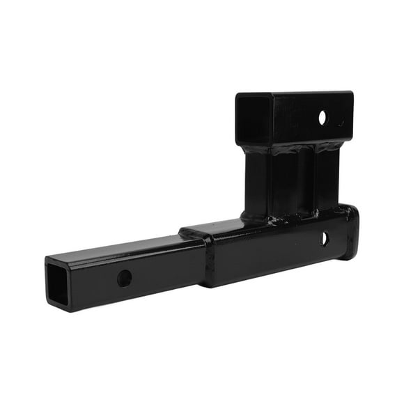 Trailer Hitch Adapter, Alloy Steel Strong Tensile Strength Extension Riser Hitch Adapter 2 Inch Dual Port Widely Applicable For Trailer