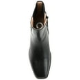 thumbnail image 5 of Journee Womens Aubrie Inside Zip Stacked Heel Booties, Widths Available, 5 of 10