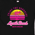 thumbnail image 4 of Inktastic Summer Enjoy the Sunshine Myrtle Beach South Carolina Pink Boys or Girls Baby T-Shirt, 4 of 5