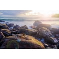 thumbnail image 2 of Miller, Anna 24x17 White Modern Wood Framed Museum Art Print Titled - Sunset on Muir Beach-Marin County-California-USA, 2 of 4