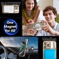 thumbnail image 2 of KOMI Magnetic Case for iPhone 15 Pro Max Case with Full Camera Lens Protector [Strong N56 Magnets] [Compatible with Magsafe] Clear Stylish Case for iPhone 15 ProMax Phone Case, Gold Titanium, 2 of 5