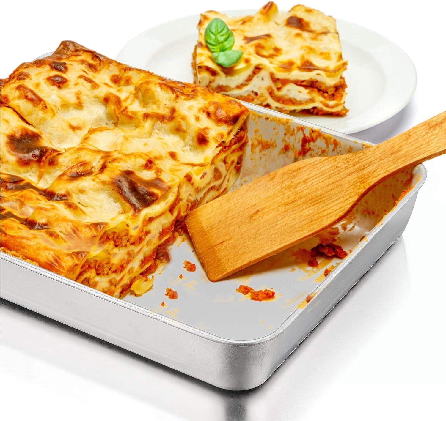 15.75x11.8In Baking Sheet,Stainless Steel Cookie Baking Pan,Dishwasher Safe,Commercial Grade Sheet Pans for Oven Baking