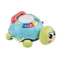 thumbnail image 4 of Juguetes musicales para gatear con forma de tortuga, tortuga iluminada, juguete multifunción para bebés, juguetes para hora boca abajo para bebés, 4 of 8