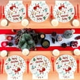 thumbnail image 6 of PRETXORVE Christmas Decorations, Christmas Ornaments, 10 Pieces Christmas Paper Set, Santa Claus, Snowman, Snowflakes, with Winter Party Supplies Disposable Tableware, 6 of 6