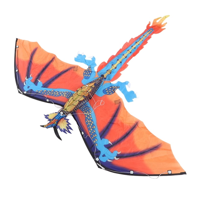 Super Bright Kite, Lightweight Classical Dragon Luminous LED Kite With 3 Dimensional Spiral Tail For Beginner For Beach Trip