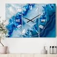 thumbnail image 3 of Designart 'Geode Slice Macro' Traditional wall clock, 3 of 3