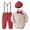 Watermelon Red, variant on Toddler Baby Boy Clothes Cute Fall Winter Outfit 2T 3T 4T 5T 6T Children Long Sleeve Sweatshirts and Jogger Pants Set Dark Blue,18M