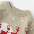 thumbnail image 4 of Sudadera navideña para niños, ropa para niños, camisa de manga larga, suéter de punto, cárdigan, disfraz navideño, mono de nieve para bebés pequeños, tops de ciervos para primavera,, 4 of 5