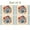White, variant on Linen Placemats Set Of 4 11.8x17.7 Inch,Pioneer Colorful Flowers Fabric Table Mats,Resistant Washable Wipeable Table Mat for Party Kitchen Dining Home Decor
