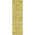 thumbnail image 2 of Addison Rugs Mayfield Washable Traditional Oriental Gold Runner Rug, 2'3" x 7'6", 2 of 5