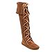 thumbnail image 3 of Minnetonka Femmes devant Dentelle Knee-Hi Boot, Brun, 7 M US, 3 of 4