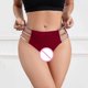thumbnail image 4 of Gibobby Paquete de Tanga para dama Ropa interior de mujer Bragas de encaje sexy Estiramiento Hipster Calzoncillos Ropa interior Señora Ropa interior(RD3,G), 4 of 5