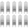 thumbnail image 3 of Halogen Bulb 60W G9 Frosted Halogen Bulb 60 Watt G9 Frosted Halogen Bulb G9 JCD Double Needle Base Warm White 2700K Halogen Bulb, Used For Country Ho, 3 of 4