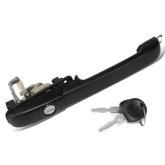 DNA Motoring OEM-DHO-00163 For 1990-1992 VW Passat Front Right Door Pull Handle & Lock Cylinder & Key with Power Locks