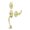 Gold, variant on Deltana PRRHDCHU15 Riversdale Handleset with Chapelton Lever Dummy in Brushed Nickel