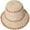 Beige Brown, variant on Straw Hats for Women Color Trim Straw Bucket Sun Hat Floppy Straw Beach Hat Packable Summer Vacation Accessories