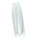 thumbnail image 4 of Pantalones de pierna ancha para mujer, pantalones de pierna recta, casuales, de cintura alta, con botones, de primavera 2XL, 4 of 9