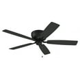 thumbnail image 4 of Craftmade  52" Pro Plus Hugger Ceiling Fan Flat Black  w/ Flat Black/Greywood Blades - Pull Chain, 4 of 15