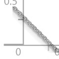 thumbnail image 5 of Leslie's 14K White Gold 1.1 mm Flat Cable Chain (Weight: 1.55 Grams, Length: 18 Inches), 5 of 5