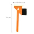 thumbnail image 4 of FONDOTIN 2Pcs Snow Cleaning Brush Orange ABS Plastic Practical Design, 4 of 4
