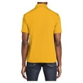 thumbnail image 2 of Yellow Rooster Men's PosiCharge RacerMesh Polo Shirts Gold XS, 2 of 6
