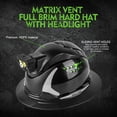 thumbnail image 2 of Casco de seguridad para construcción GREEN DEVIL Matrix Full Brim con faro, 2 of 8