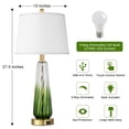 thumbnail image 4 of Lámpara de Cristal QiMH con Control Táctil y Puertos USB Verde 70 cm, 4 of 6