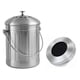 thumbnail image 5 of Cubo de abono de acero inoxidable Cubo de abono Botes de basura para cocinas con tapa Cubo de basura Cubo de abono para encimera de cocina Bote de basura, 5 of 5