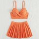 thumbnail image 4 of Conjunto de Bikini de Cintura Alta para las Mujeres Correas Ajustables Set de Dos Piezas sin Espalda, Silueta de Corte Alto Sexy, 4 of 5
