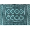 thumbnail image 1 of Ahgly Company Indoor Rectangle Southwestern Light Blue Country Area Rugs, 2' x 3', 1 of 4