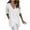 White, variant on Timegard Plus Size Tops for Women Cotton Linen Deep V Neck Irregularly Loose Long Tops Tee with Pockets