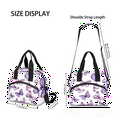 thumbnail image 4 of Herdesigns Butterfly Insulated Lunch Bag for Women Men Adults Large Reusable Lunch Box Leakproof Portable Cooler Tote Bags with Adjustable Shoulder Strap, 4 of 7