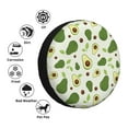 thumbnail image 4 of Sikiie Green Avocado PVC Leather Spare Tire Wheel Cover Spare Tire Cover, for Car Truck SUV Camper Trailer Universal Fit(14-17in)-16 inch, 4 of 6