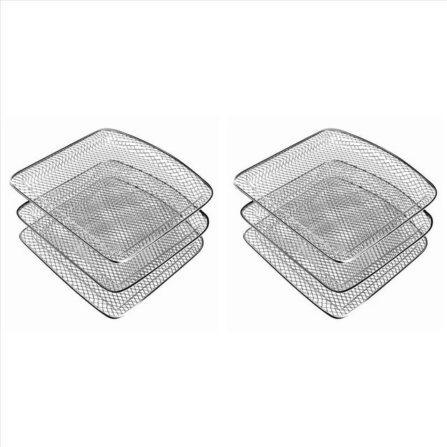 6X Accesorios para Freidoras de Aire, Rejillas de Flujo de Aire para Horno 6QT , Aria y para Freidora de Aire Horno, Rejillas para Deshidratadoras, Frutas y Carnes