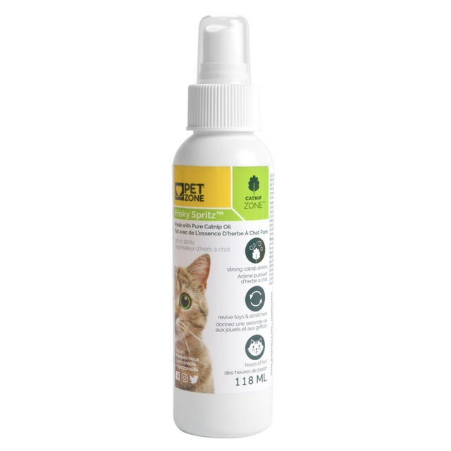 Pet Zone Frisky Spritz Vaporisateur à l'Herbe à Chat pour Chats et Chatons, 4oz