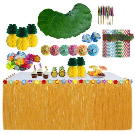 

123Pcs/Set Table Skirt Cover Vivid Looking Add Atmosphere Natural Style Summer Beach Party Fringe Table Dress Wedding Su