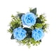 thumbnail image 5 of Anillo de Vela Strade Fareast Limited Portavelas Corona Artificial Azul, 5 of 8