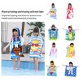 thumbnail image 4 of Monstrate Capa de baño para niños Dibujos animados Niños Ducha Toalla con capucha Baño Secado Jersey Poncho Type1 NO1, 4 of 6