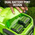 Restored Greenworks LMF414 Brushless Cordless SelfPropelled Lawn