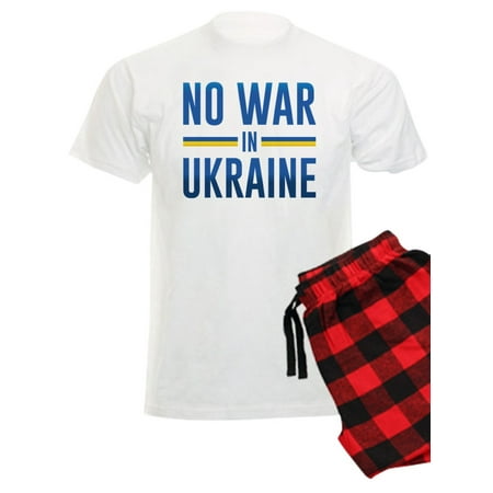 

CafePress - No War In Ukraine - Men s Light Pajamas