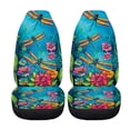 thumbnail image 5 of XYZCANDO Auto Front Seat Covers Dragonfly Print 2 pcs Car Seat Covers Set Soft Van Truck Sedan Protector Washable Car Seat Cover Front Seats, 5 of 10