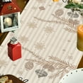 thumbnail image 6 of Honmine Christmas Tree Table Runner, Winter Holiday Dining Table Decoration, 13x72 Inch Kitchen Table Cover for Indoor Outdoor Party, Home, Festive Event, 6 of 6