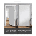 thumbnail image 6 of Hidden Door Hinges,4Packs Adjustable Hidden Door Hinges,110Lbs Load-Bearing,Heavy Duty Concealed Hinges for Secret Door,4 x Hidden Door Hinges,Silver, 6 of 7